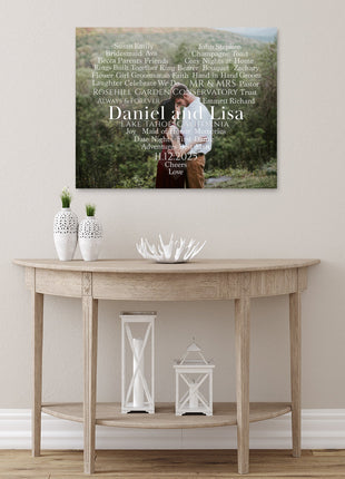 Custom Word Cloud Heart Photo: Personalized Photo Art