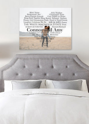 Custom Word Cloud Heart Photo: Personalized Photo Art