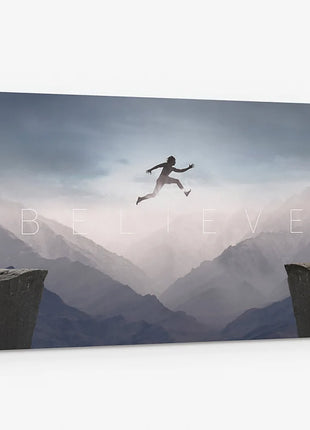 Believe - Motivational Canvas Art