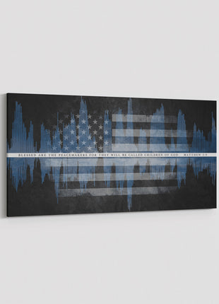 Blessed Are The Peacemakers - Soundwave Art