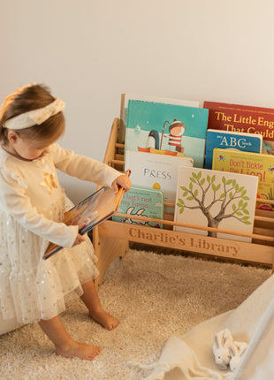 Front facing bookshelf