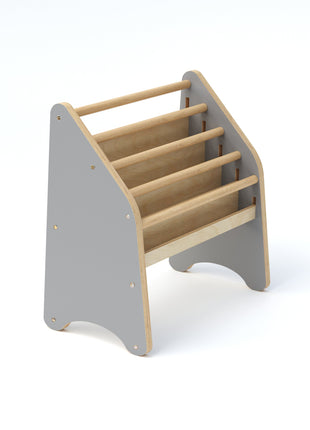 Wooden Montessori Bookshelf Pink