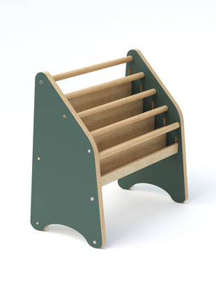 Wooden Montessori Bookshelf Natural
