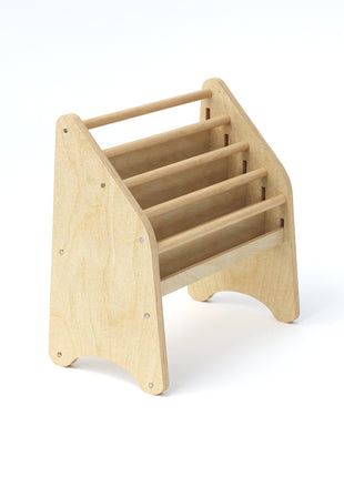 Wooden Montessori Bookshelf Natural