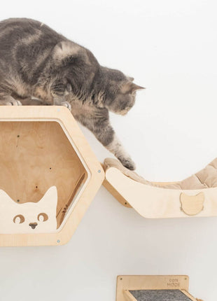 Cat Bed on Wall Light