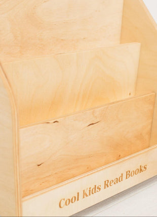 Front facing bookshelf