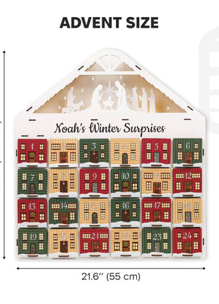Christmas Advent Calendar - Colored