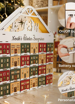 Christmas Advent Calendar - Colored
