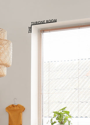 Wooden Corner Quote – The Throne Room