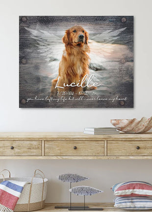 Dog Canvas Art - Dog Memorial Gift