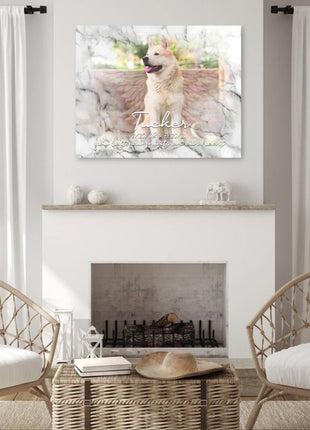 Dog Canvas Art - Dog Memorial Gift