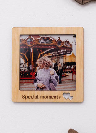Set of 9 Wooden Photo Frames