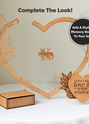 Guest Book Heart