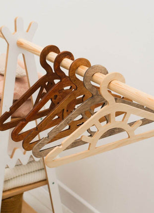 Pack of 10 Kid's Wooden Hangers