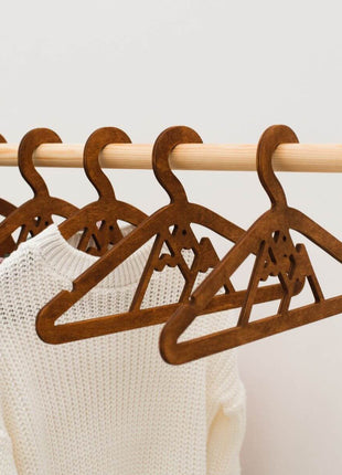 Pack of 10 Kid's Wooden Hangers