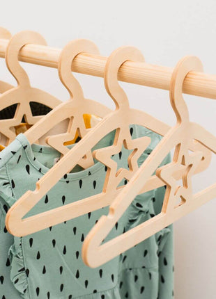 Pack of 10 Kid's Wooden Hangers