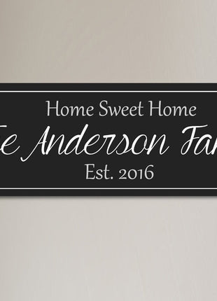 Last Name Canvas - A Personalized Family Sign