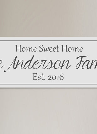Last Name Canvas - A Personalized Family Sign
