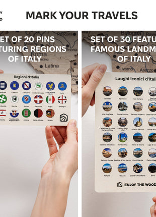 Wooden Map of Italy – Terra
