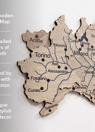 Wooden Map of Italy – Terra
