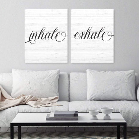 Inhale Exhale Wall Art