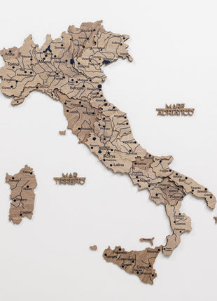 Wooden Map of Italy – Terra