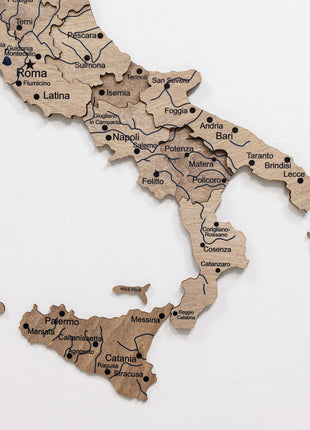 Wooden Map of Italy – Terra