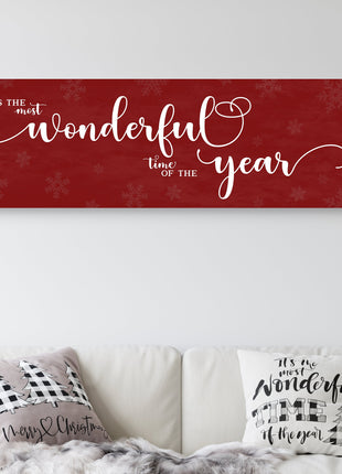 It's The Most Wonderful Time Of The Year Canvas Art
