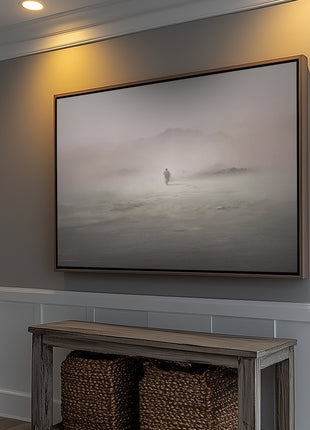 Jesus Leaves The 99: Canvas Painting Art