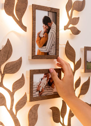 Wooden Led Family Tree - Nova