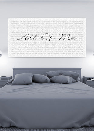 Lyric Canvas Art