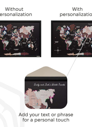 Map on Board LED 2.0 Cappuccino