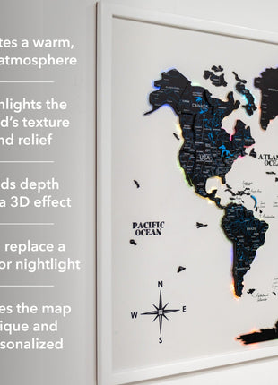 Map on Board LED 2.0 Midnight