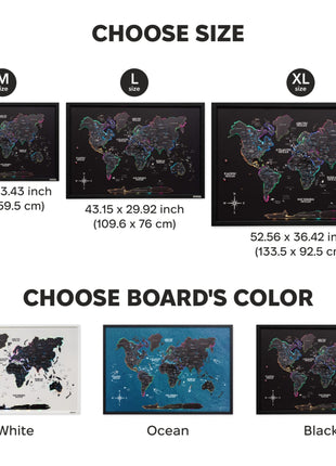 Map on Board LED 2.0 Midnight