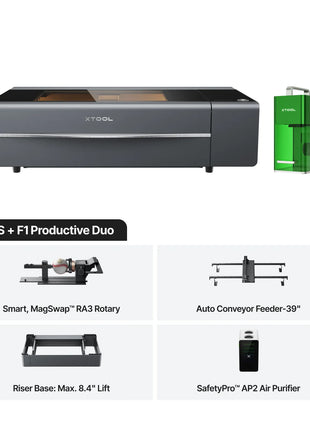 xTool P2S 55W Desktop CO2 Laser Cutter