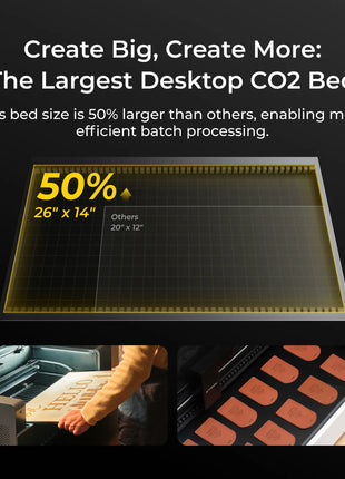 xTool P2S 55W Desktop CO2 Laser Cutter