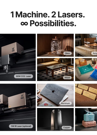 xTool P3 80W Flagship CO2 Laser Cutter with Intelligent Automation