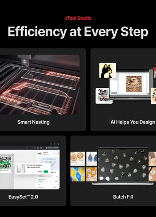 xTool P3 80W Flagship CO2 Laser Cutter with Intelligent Automation