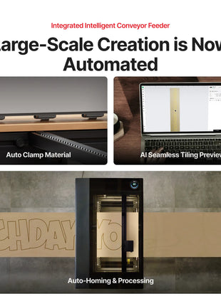 xTool P3 80W Flagship CO2 Laser Cutter with Intelligent Automation