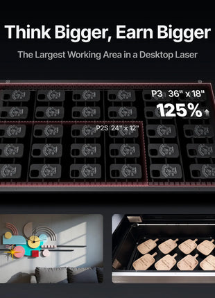 xTool P3 80W Flagship CO2 Laser Cutter with Intelligent Automation