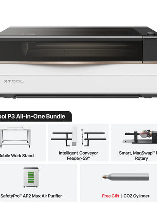 xTool P3 80W Flagship CO2 Laser Cutter with Intelligent Automation