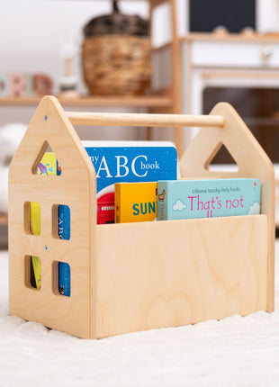 Dark Walnut Montessori Book Shelves