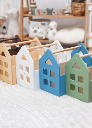 Dark Walnut Montessori Book Shelves