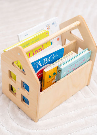 Dark Walnut Montessori Book Shelves