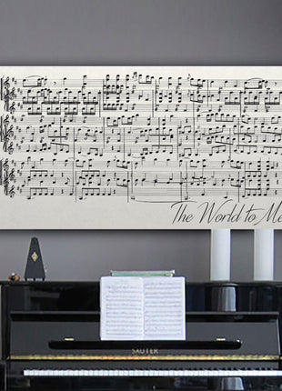 Sheet Music Wall Art