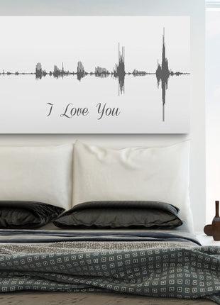 Sound Wave Canvas - A Personalized Design Using Your Voice On Canvas