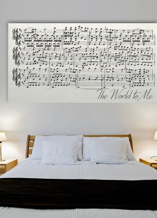 Sheet Music Wall Art