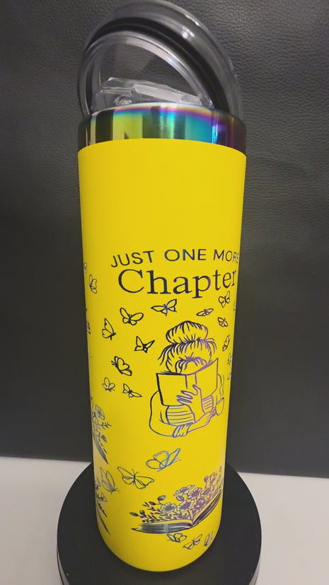 20oz Personalized Tumbler – Rainbow Back Edition