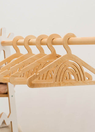 Pack of 10 Kid's Wooden Hangers