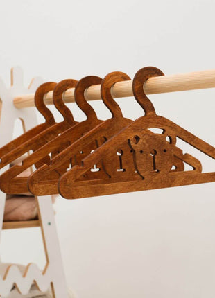 Pack of 10 Kid's Wooden Hangers